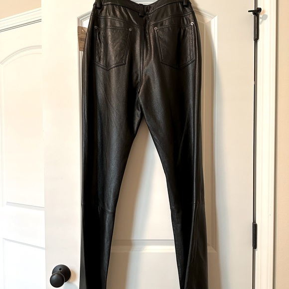 Brand new with tags Wilsons Leather ( high quality) boot cut leather jeans. - Picture 2 of 3